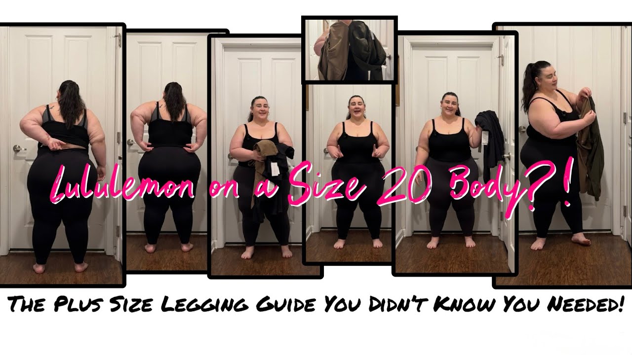 LuluLemon & Athleta Try-On Haul + The Ultimate Legging Guide from a US Size 20/2x