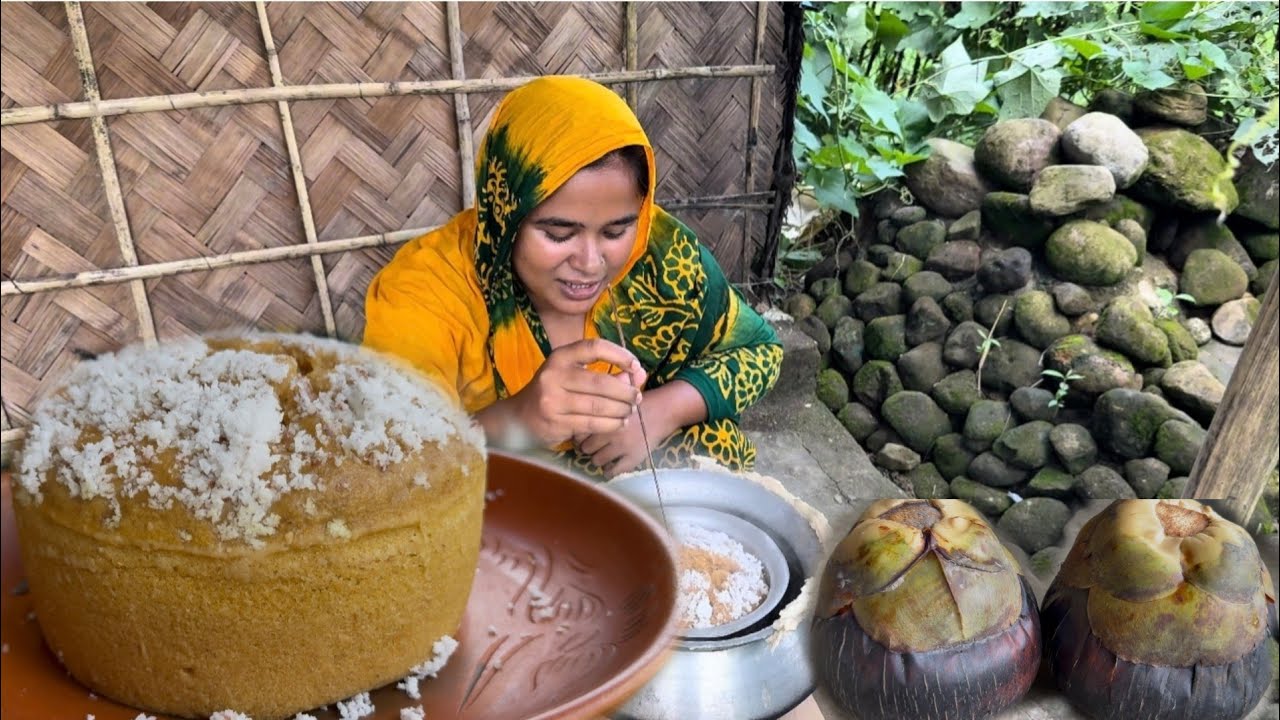 ভোরে উঠেই বানালাম তালের কেক / তালের বিবিখানা পিঠা একদম সহজে | Taler pitha recipe 