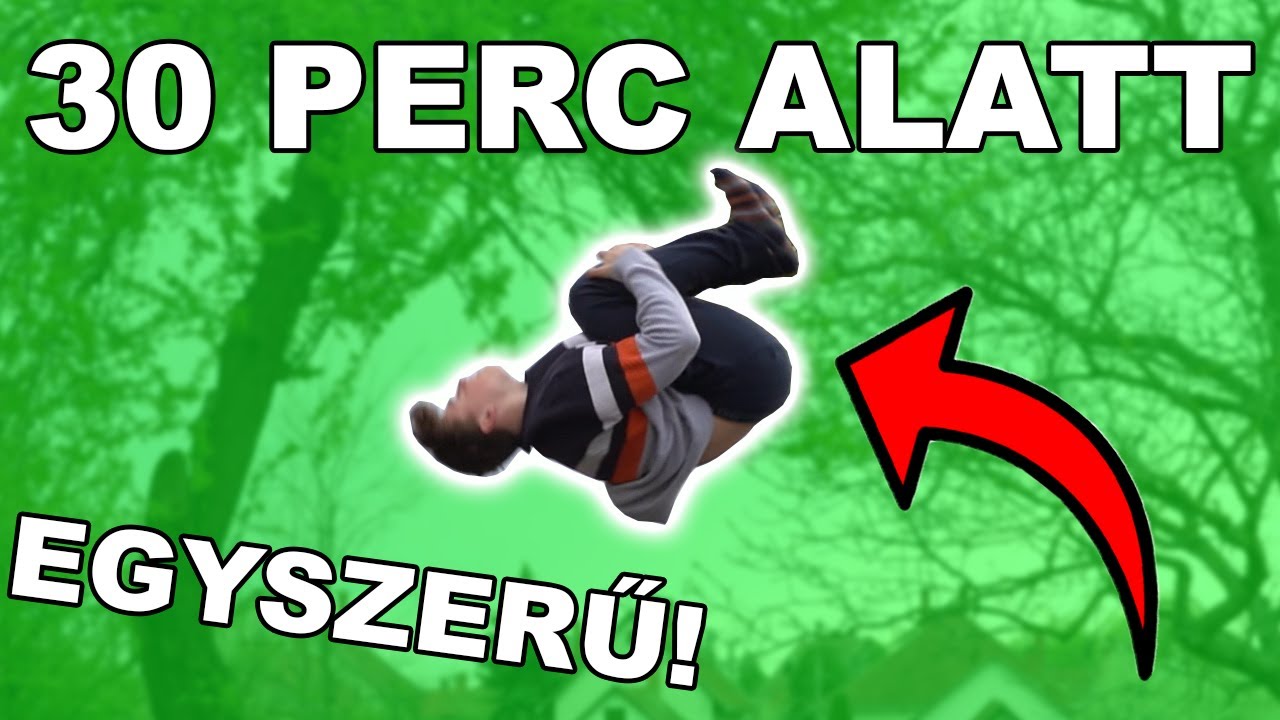 ÍGY HÁTRASZALTÓZZ TRAMBULINON!😎(GYORS ÉS KÖNNYŰ)