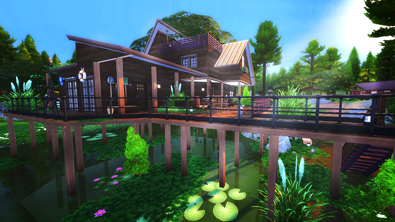 The Sims 4 Build | Swamp Cabin