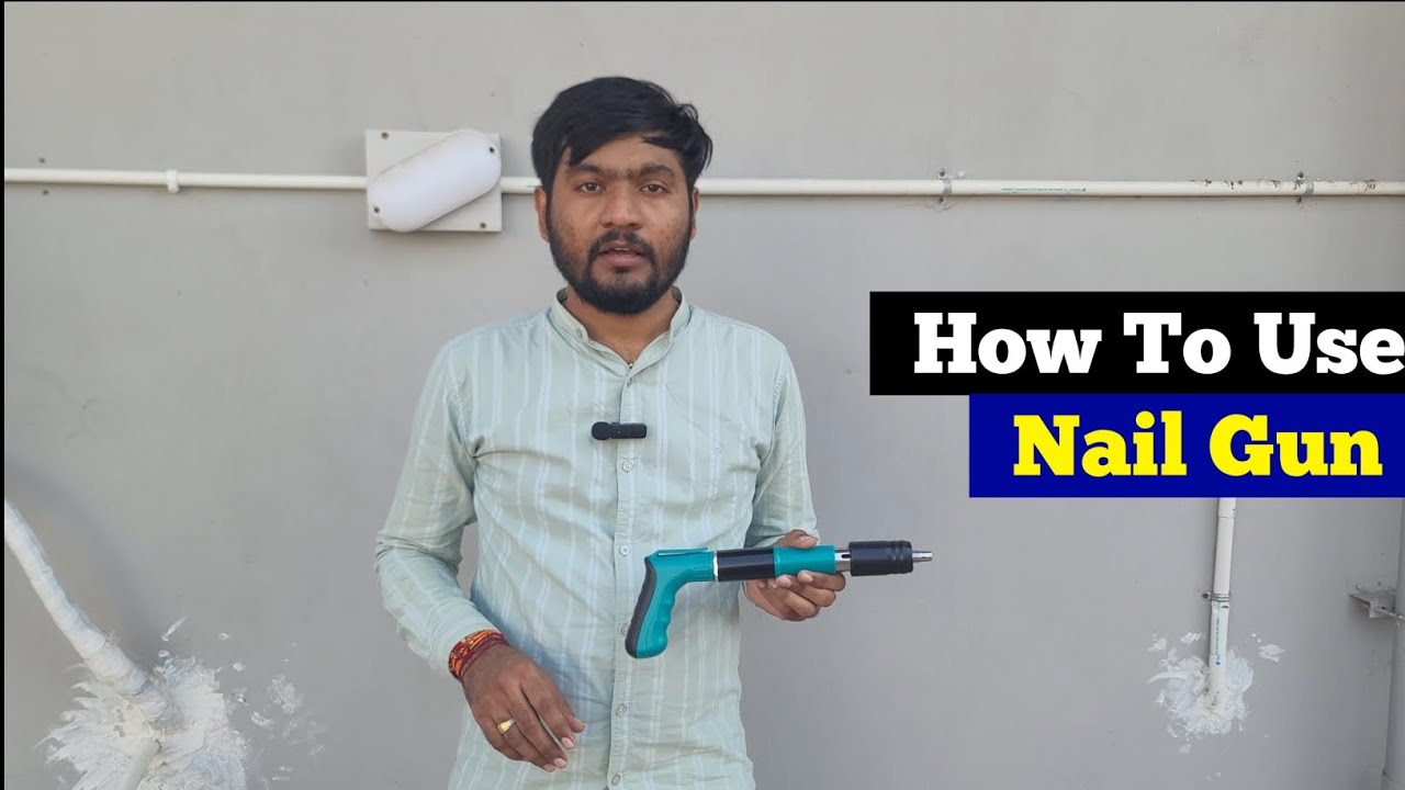 Nail Gunનો ઉપયોગ કઈ રીતે કરવો ? How To use nail Gun ? #nailgun