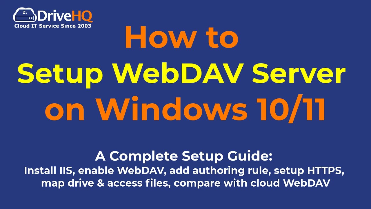 Как настроить сервер WebDAV в Windows 10/11 и подключить диск WebDAV &mdash; пошаговое руководство