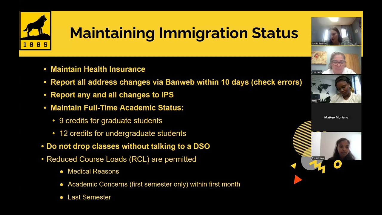 Spring 2026 New International Student Orientation
