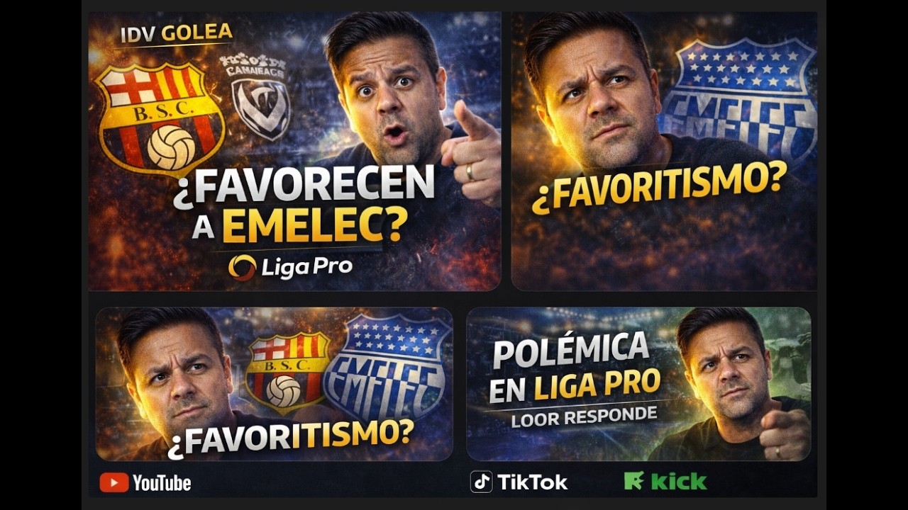 Fecha 1 Liga Pro 🔥 ¿Jugó bien BSC? ¿Favorecen a Emelec? IDV arrasa