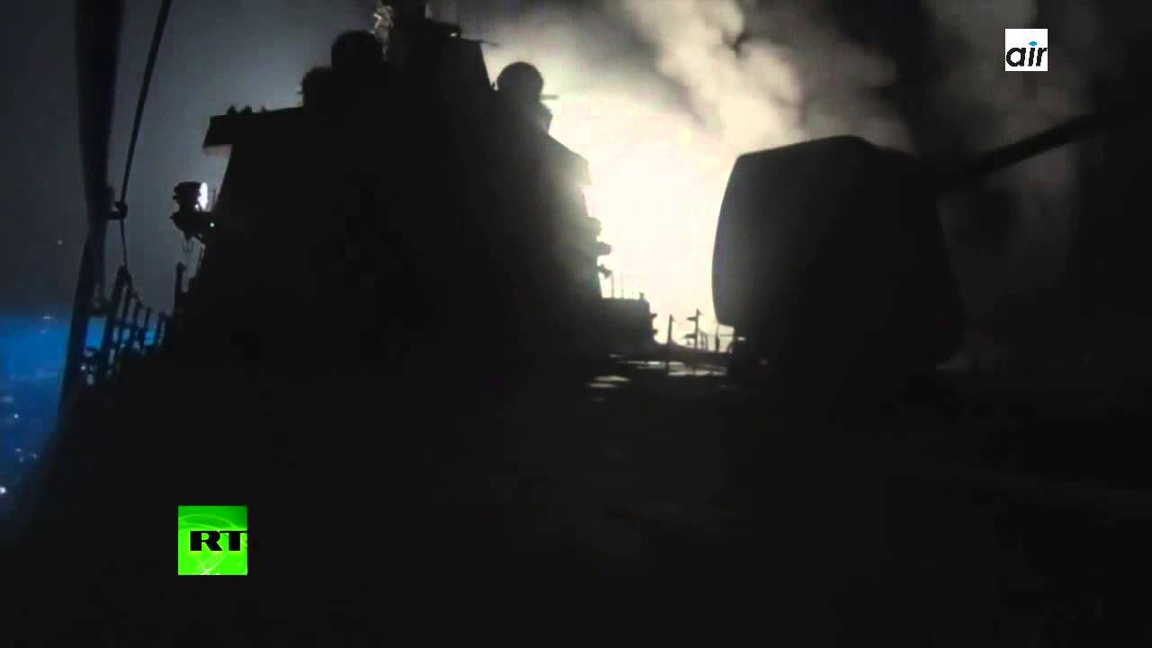 OBAMA SENDS MESSAGE to ISIS with US navy airstrike new