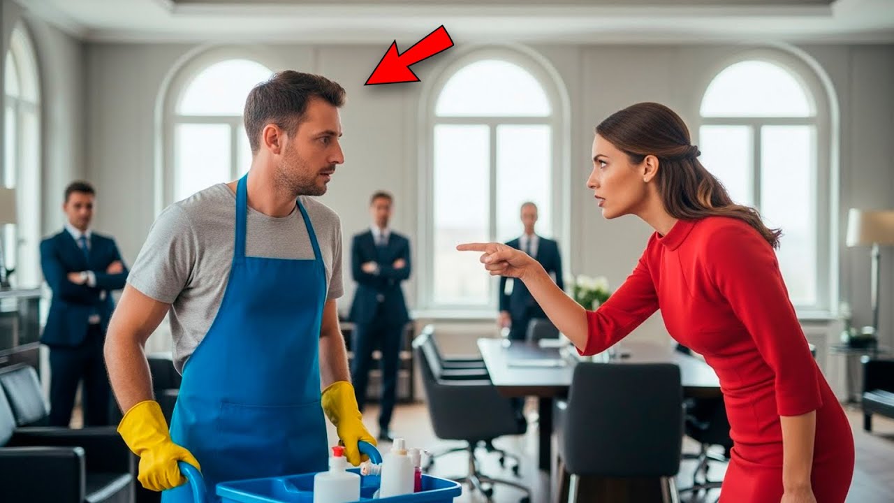 La CEO umiliò e licenziò il bidello padre single—poi apparve un elicottero e cambiò tutto