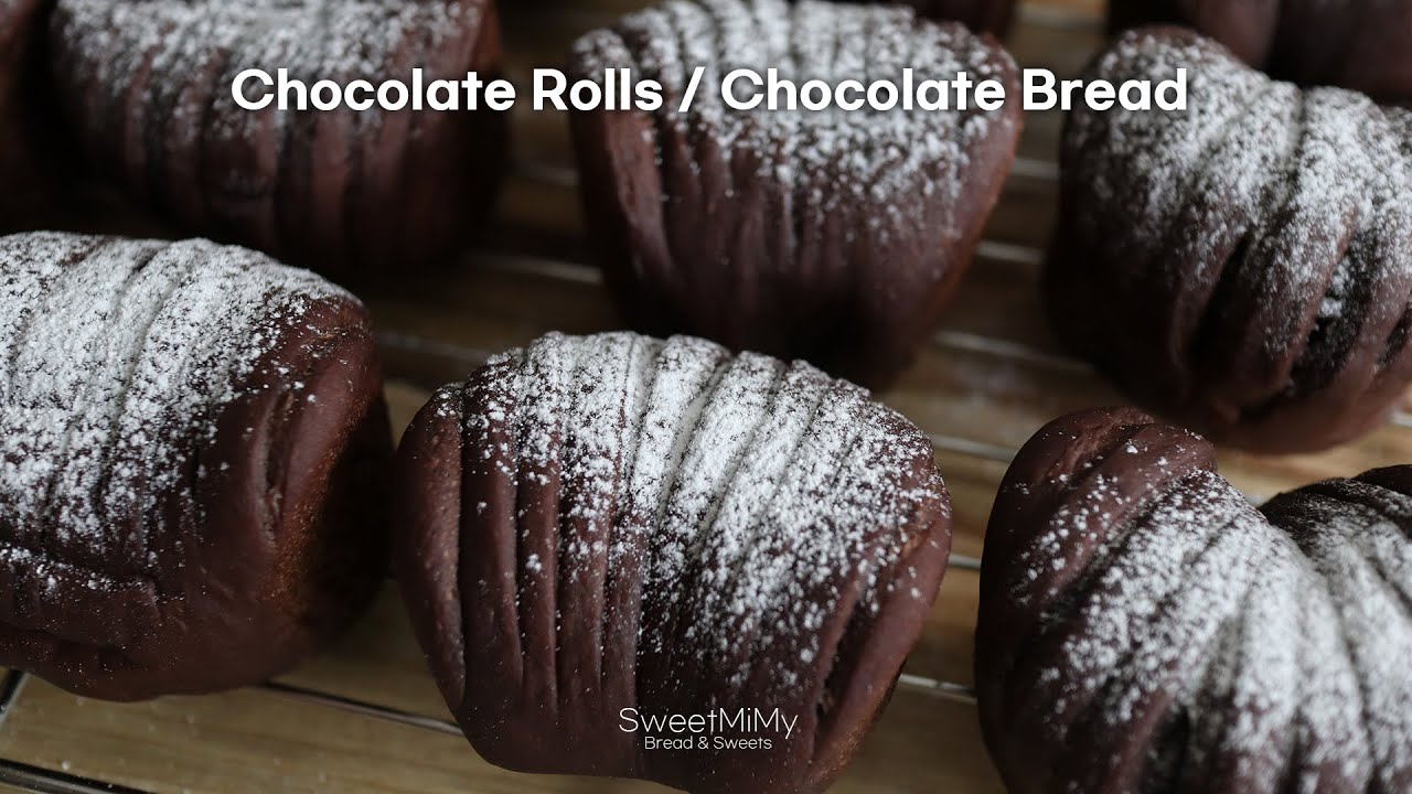 CC] 귀여운 번데기 모양!! 🍫🍞 달콤 쌉쌀한 쇼콜라롤 / 쇼콜라빵 만들기 ; Chocolate Rolls / Chocolate Bread Recipe | SweetMiMy