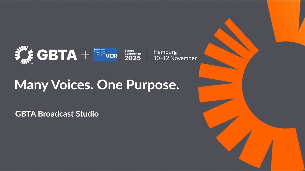 David Sparrow Joins Broadcast Studio at GBTA + VDR Europe Conference 2025 | Hamburg