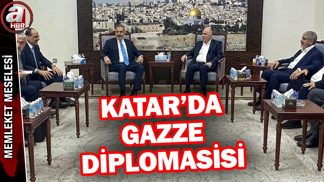 Katar'da Gazze diplomasisi! Kalın ve Fidan, Hamas yetkilileriyle g&ouml;r&uuml;şt&uuml;! | A Haber