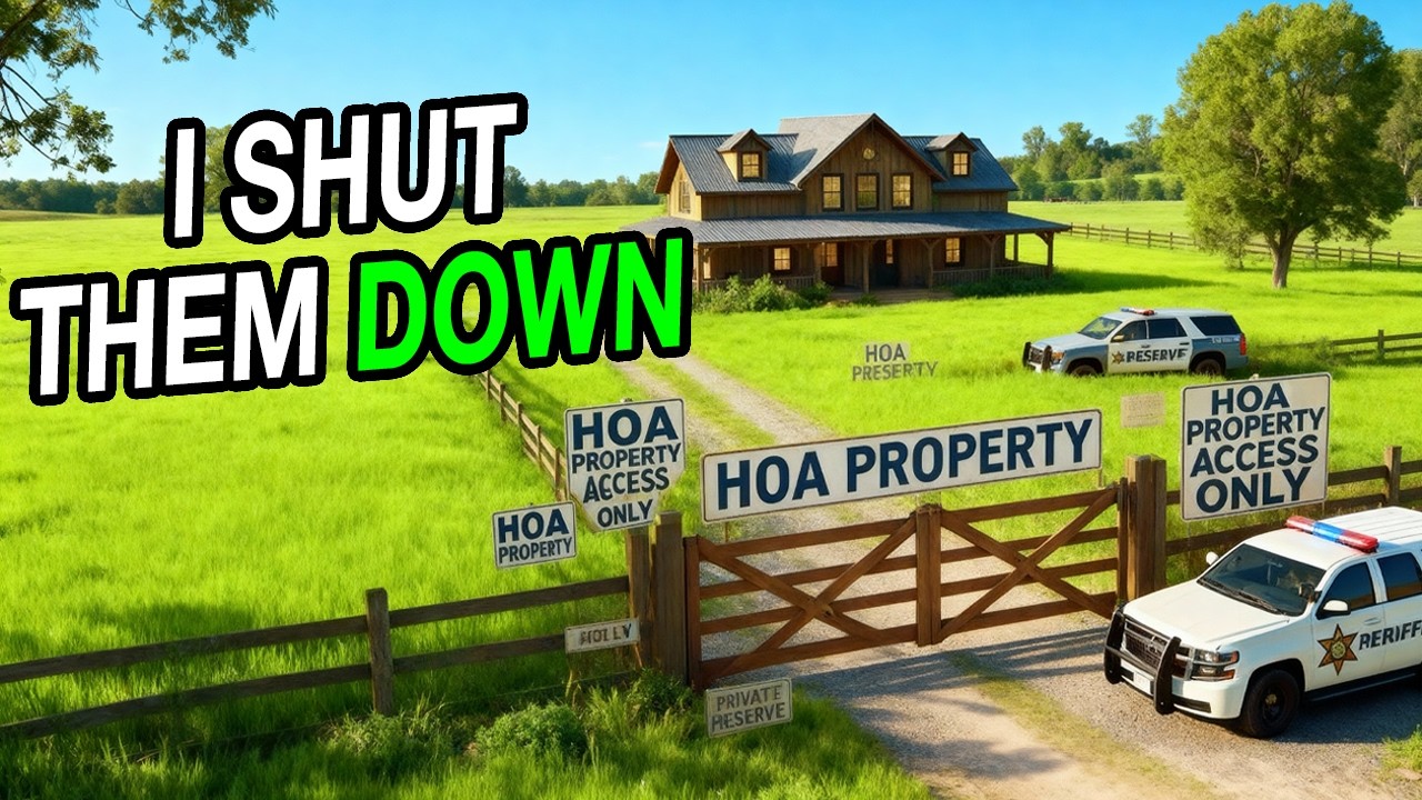HOA Marked Seven Hundred Acres Of My Ranch As Private Reserve I Erased Every Sign In Court!