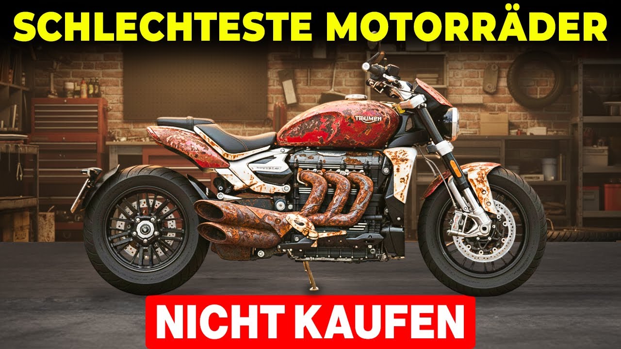 10 Motorräder, die TOLL aussehen, aber sich GRAUENHAFT fahren lassen!