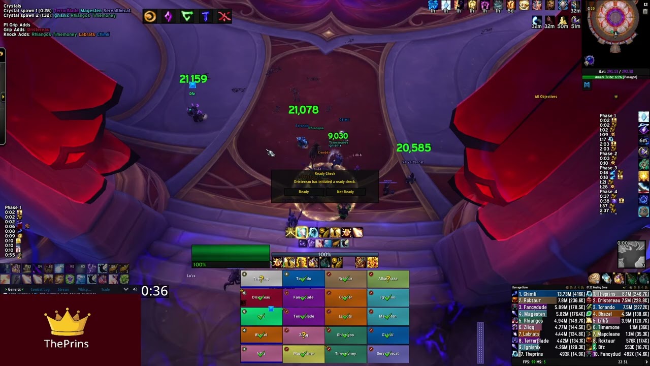 (1st night) Mythic Midnight Falls (L'ura) - Holy Priest PoV