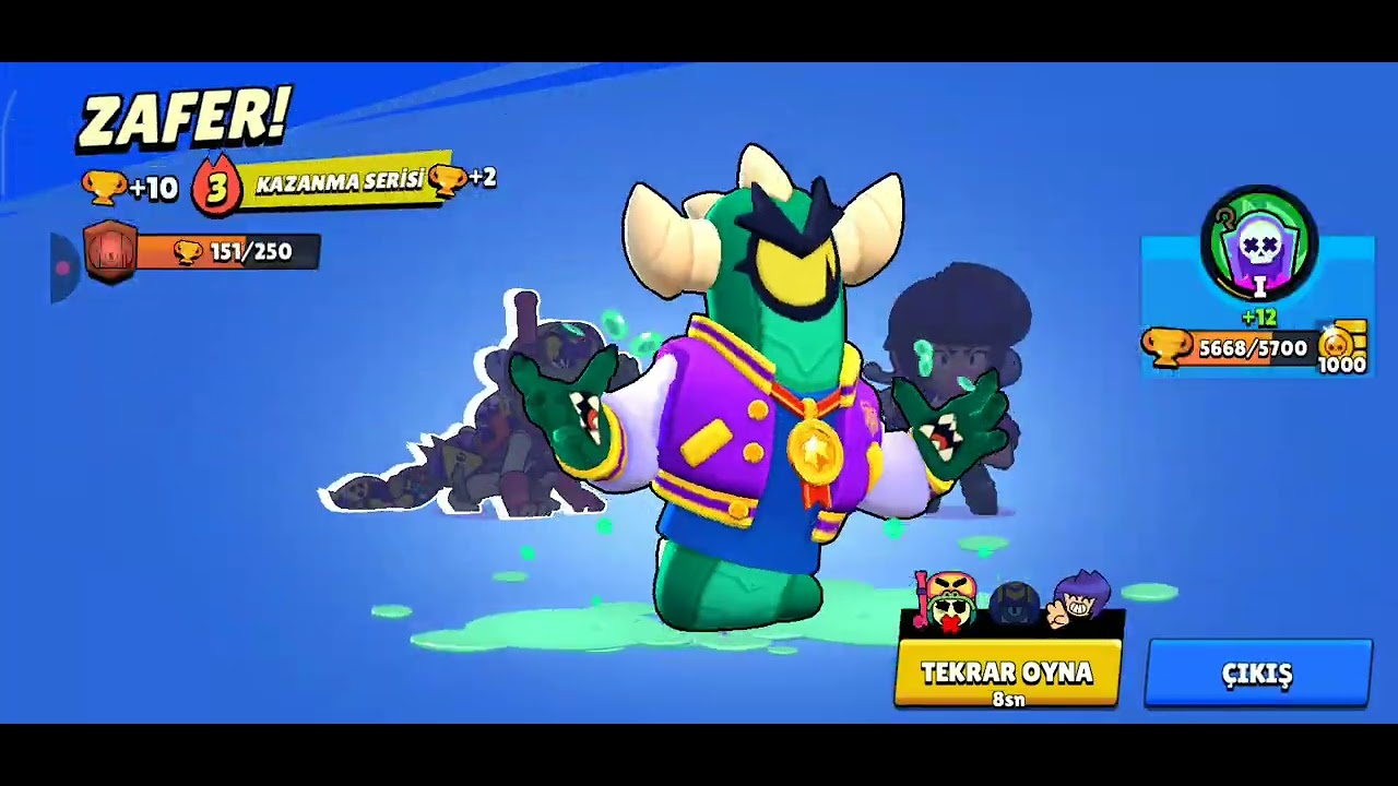 Stu ile bütün oyunları oynadım Brawl Stars #brawlstars 