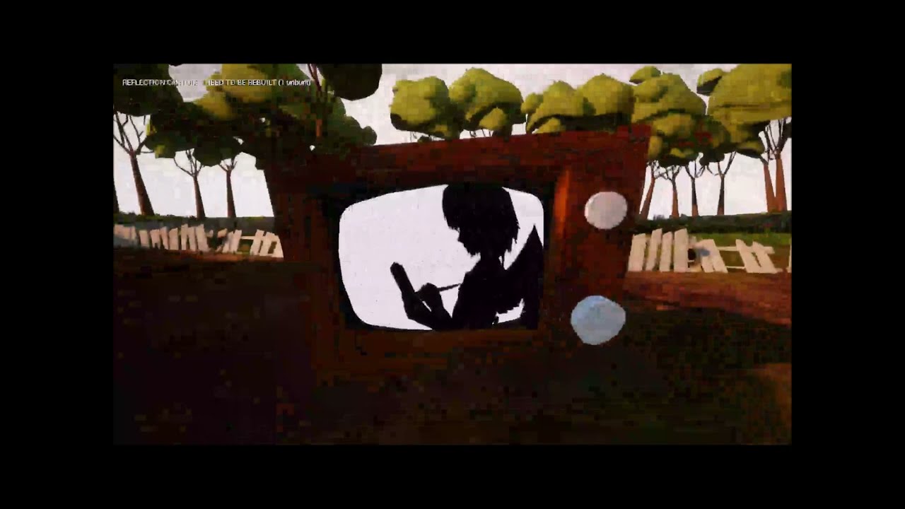 bad apple on tv hello neighbor