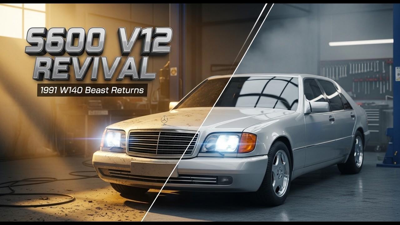 1991 Mercedes-Benz S600 W140 V12 Revival | Classic German Luxury Restored