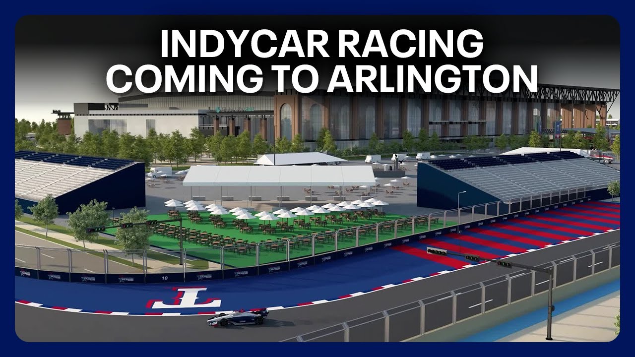 IndyCar partners with Dallas Cowboys and Texas Rangers for 2026 street race in Arlington