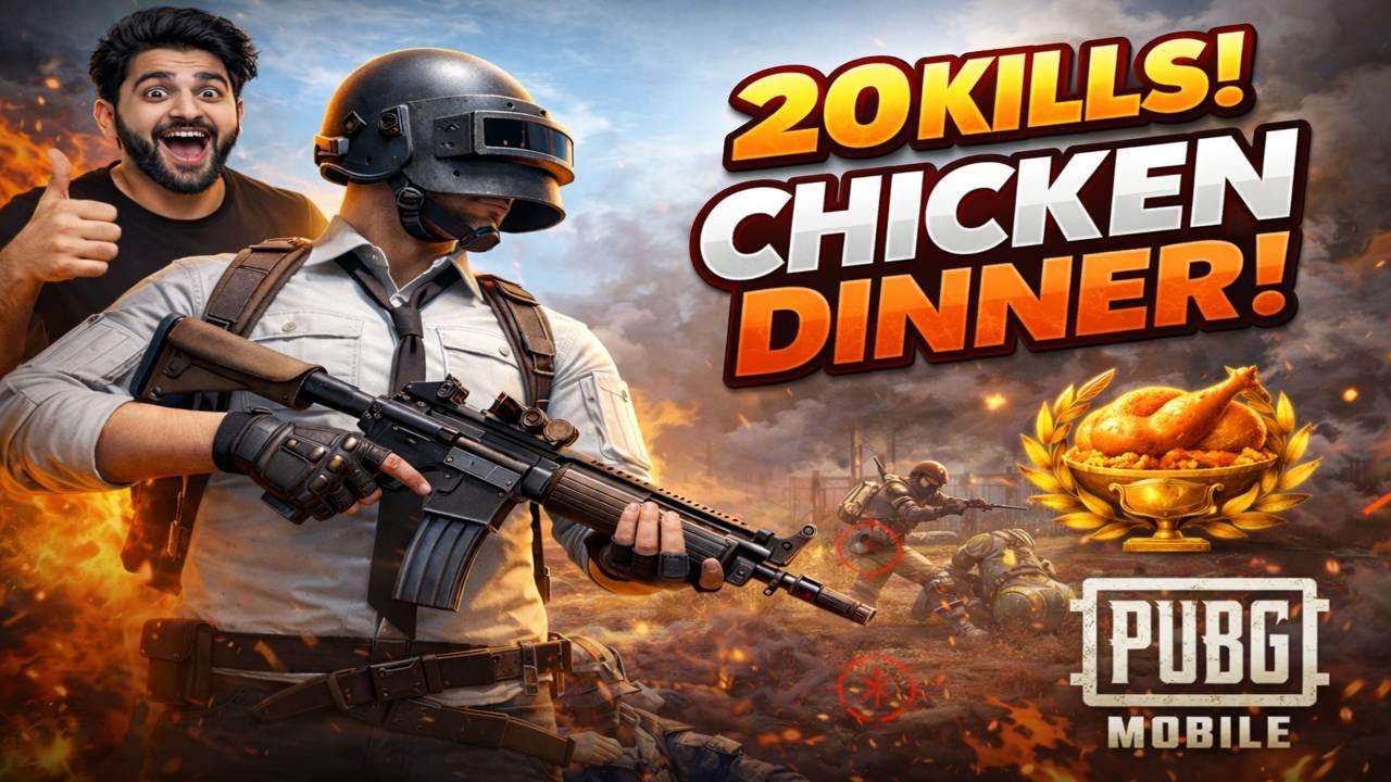 PUBG Mobile 🔥 20 Kills Chicken Dinner | Insane Pro Gameplay