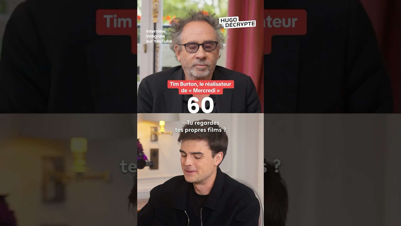 Tim Burton r&eacute;pond au Oui/Non en 60 secondes. L&rsquo;interview int&eacute;grale est dispo sur la cha&icirc;ne !
