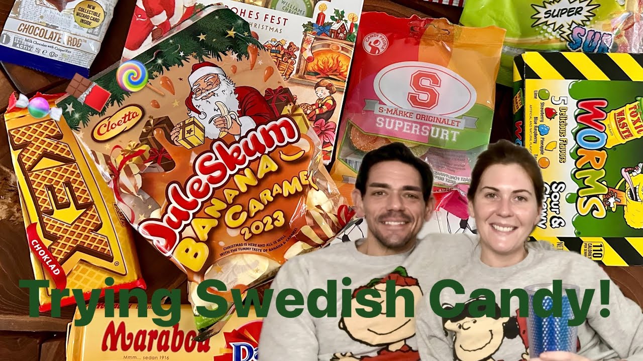 🎄🍬🍭🍫 Trying Out A Bunch of Swedish Candy! | Vlogmas Day #7 🍫🍭🍬 🎄