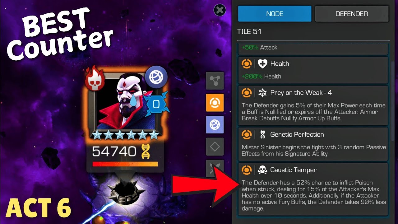 Best way to fight him? | Act 6.2.2 Mr. Sinister - MCOC