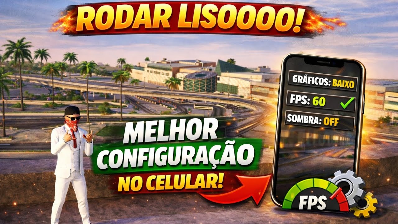 A MELHOR CONFIGURAÇÃO PARA RODAR ONE STATE RP LISO NO CELULAR! 🔥 (SEM LAG)