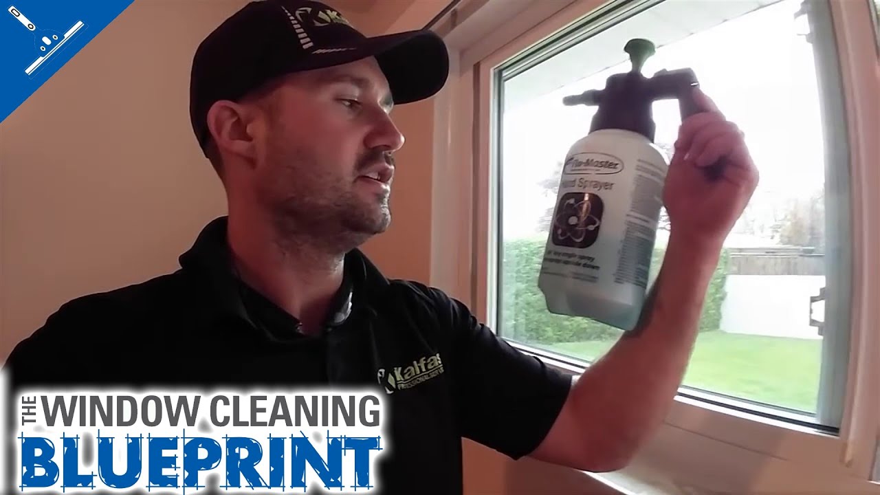 On a Window Cleaning Job - Come Along - Pump Sprayer