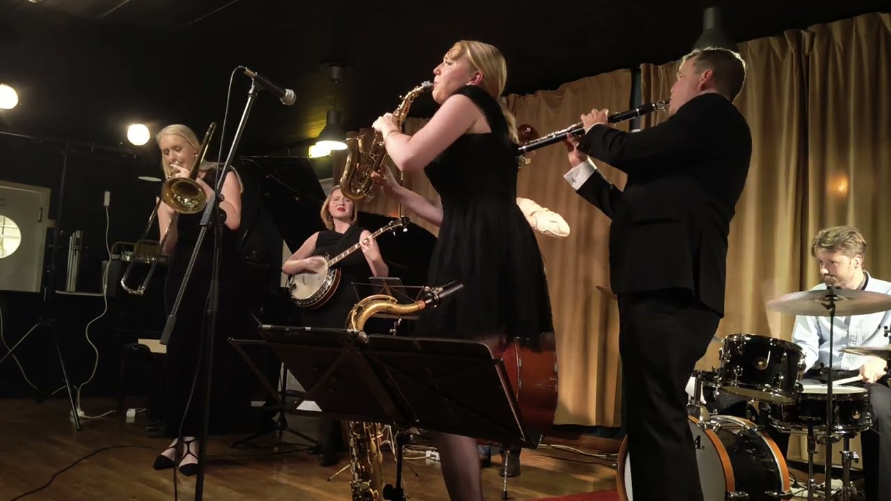 Royal Garden Blues. Nanna Carling Swing Band. Falsterbo Jazzklubb. #jazz