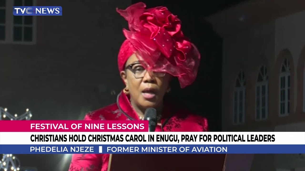 [WATCH] Christians Hold Christmas Carol In Enugu, Pray For Political Leaders