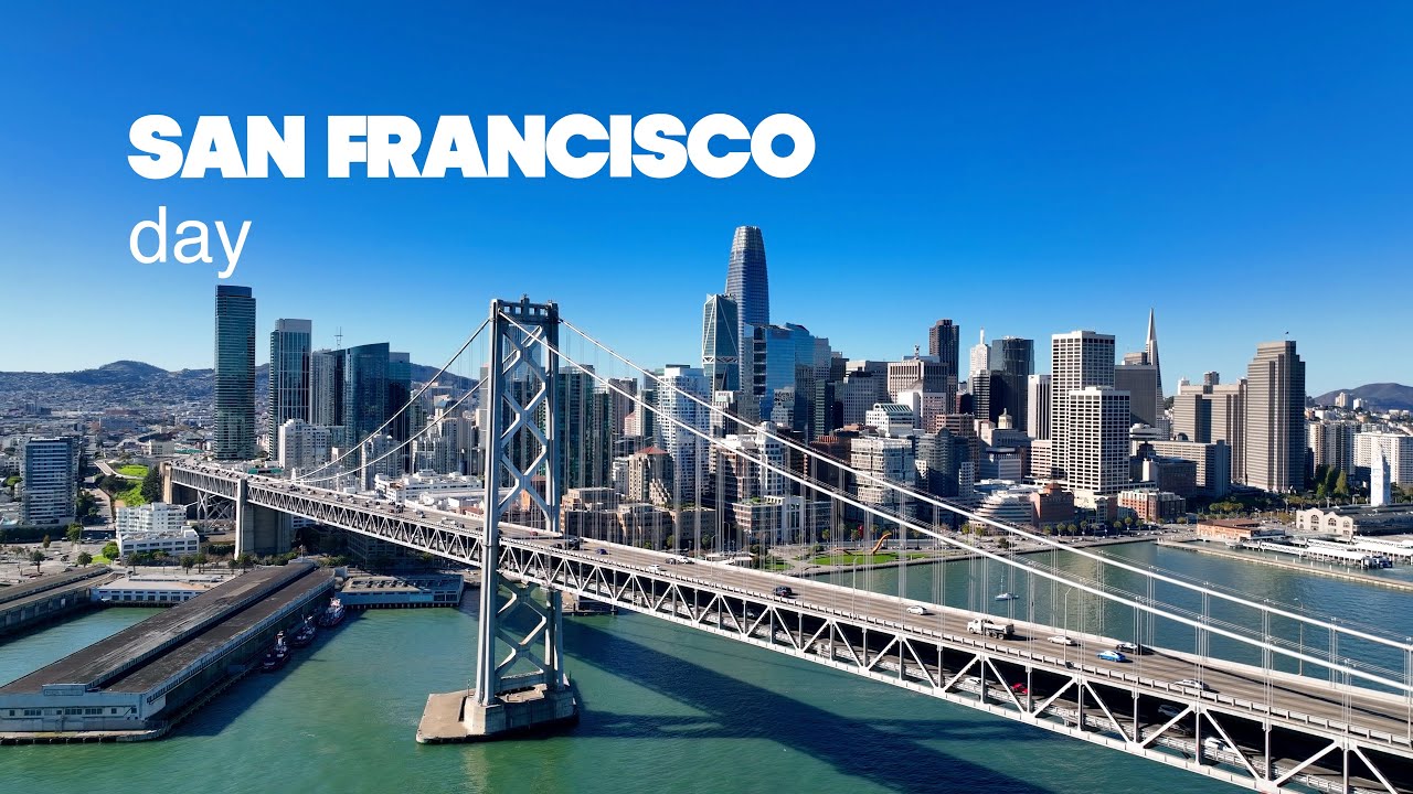 A San Francisco day - 2021 - 4k - DJI MAVIC 3 footage