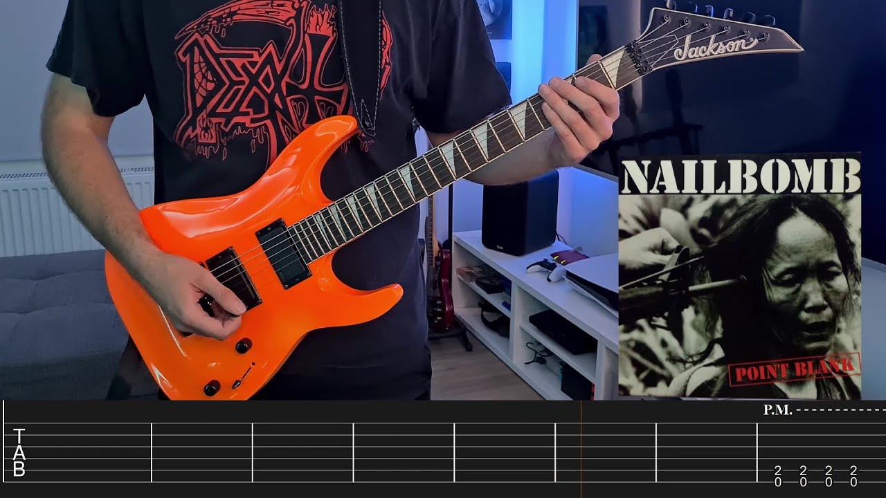 Nailbomb - Cockroaches (Guitar Cover + Screentabs)