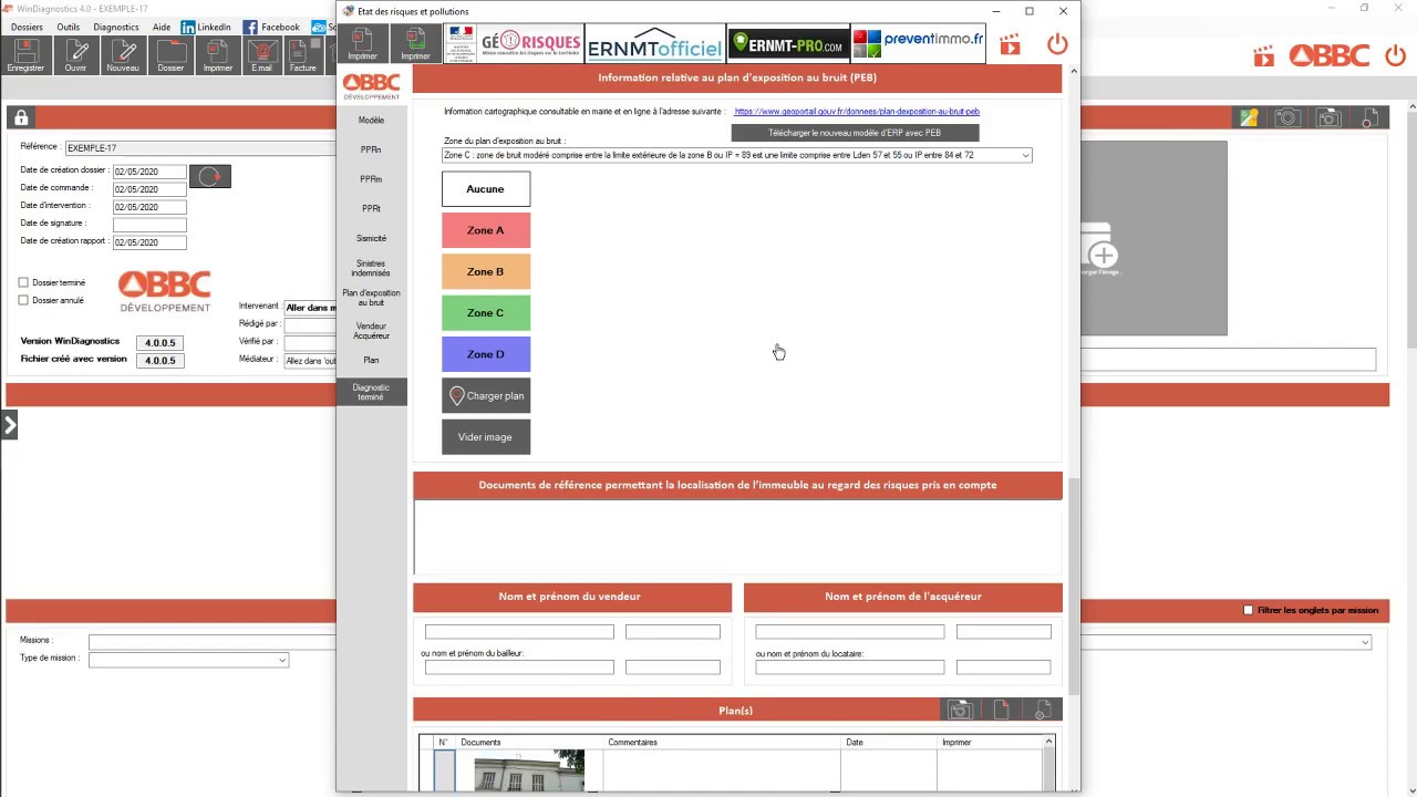 [OBBC - WinDiagnostics] Ins&eacute;rer PEB dans ERP