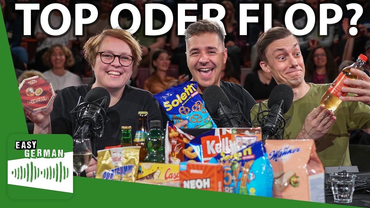 Germans Rate Popular Austrian Snacks | Easy German Podcast 489 Live in Vienna