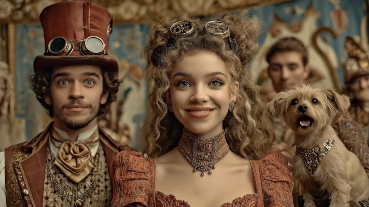 I Entered a Secret Steampunk Club… and Saw This 🐱⚙️ | AI Art