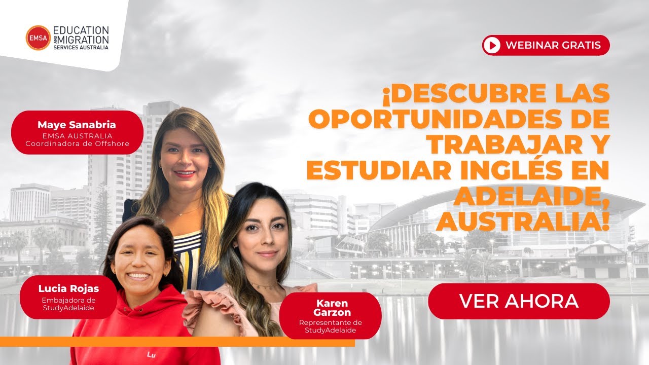 ¡Descubre las oportunidades de trabajar y estudiar inglés en Adelaide, Australia!