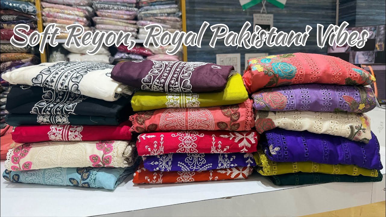 Pakistani Reyon Suits Up To 6XL | New Arrivals Ramadan Collection | Manha Fashion Bidal Studio