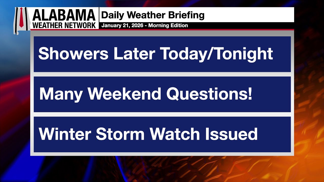 James Spann's Morning Briefing - Wednesday 1.21.26