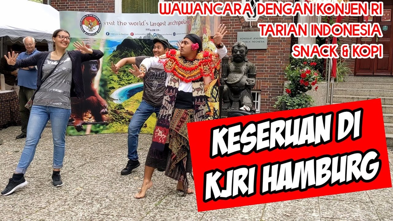 TERASA LIBURAN DI INDONESIA! KJRI HAMBURG memperkenalkan BUDAYA INDONESIA kepada BULE Jerman