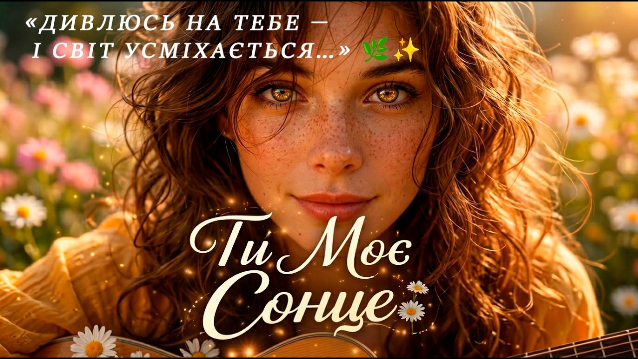 🌞«Ти моє сонце» - Ніжна пісня про кохання, що зігріває, мов сонце 🌞