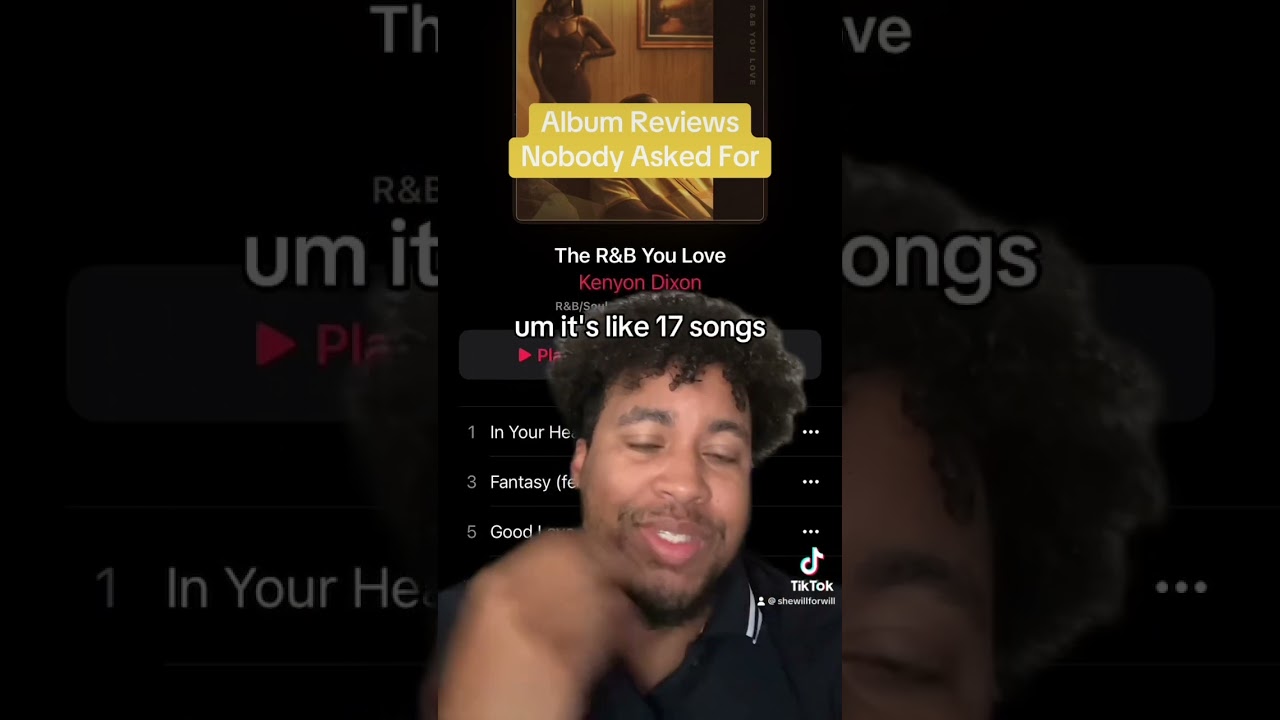 Kenyon Dixon “The R&B You Love” Album Review 