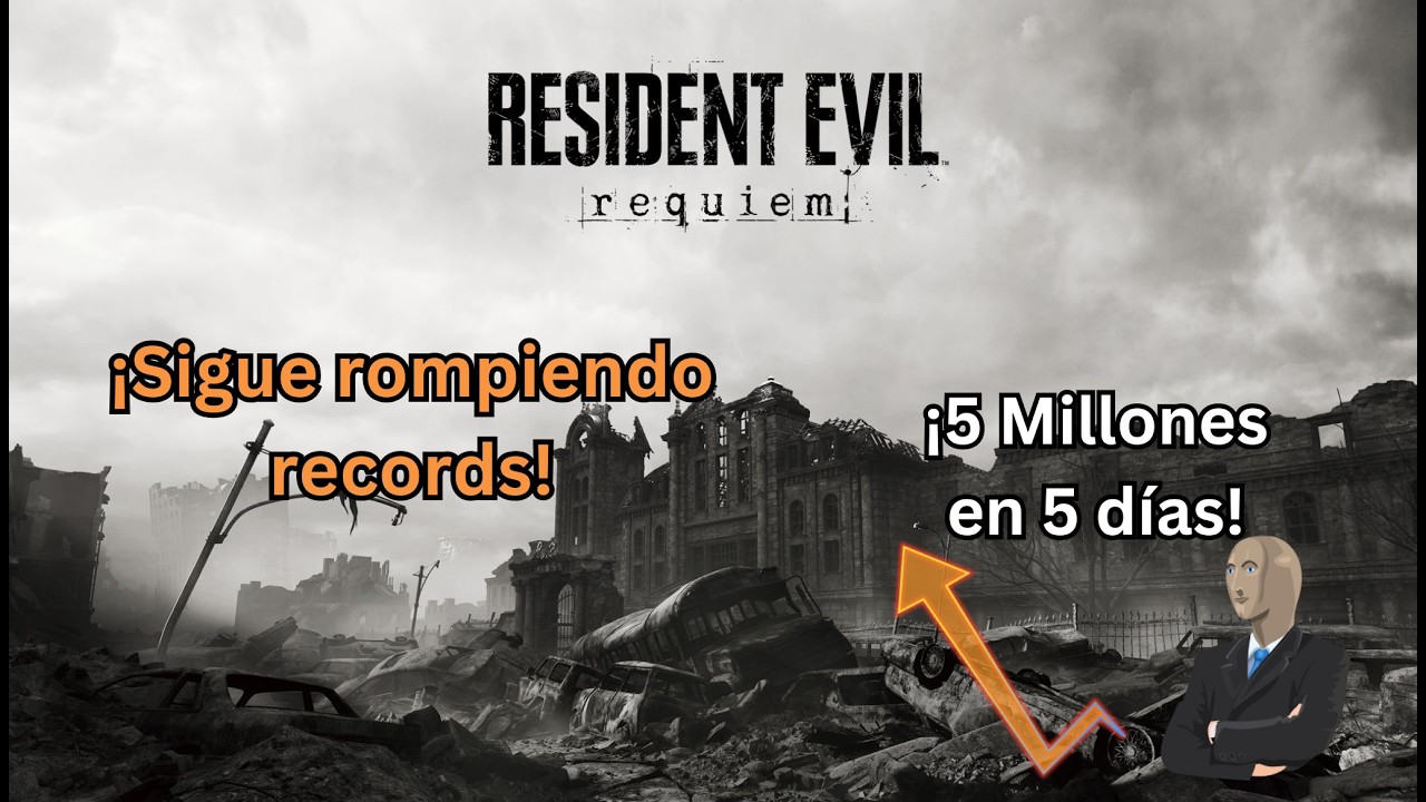 ¡Resident Evil Requiem sigue rompiendo records! ¡5 Millones en 5 días!