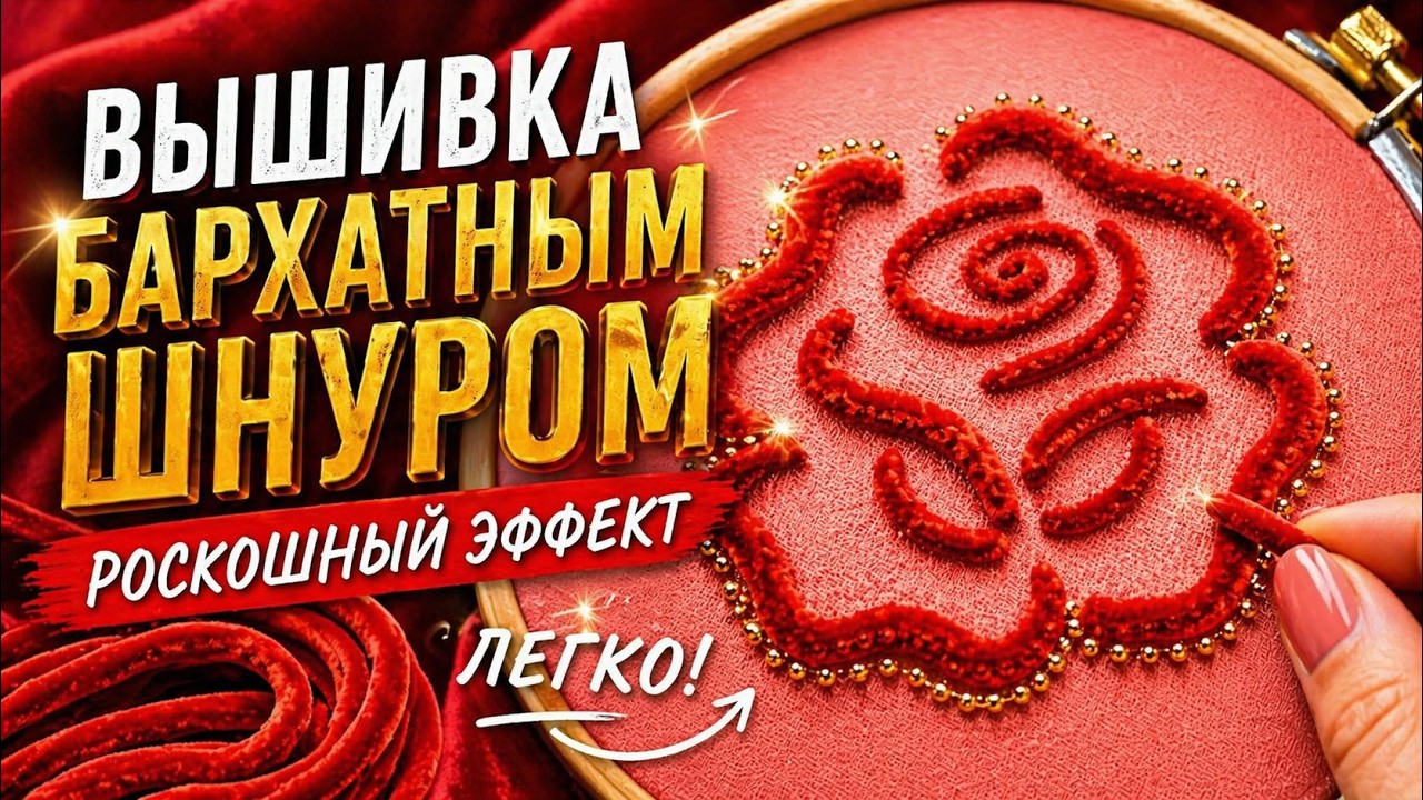 How to embroider a velvet rose with beads – simple and impressive!
