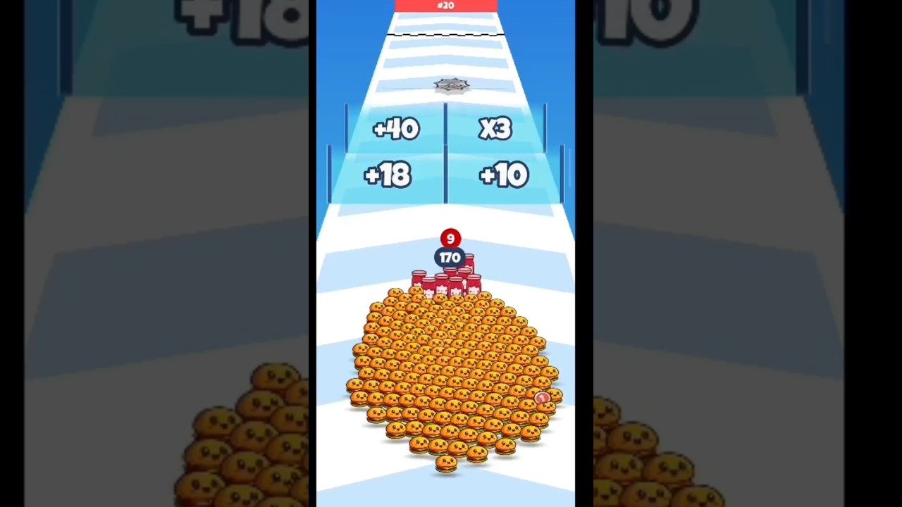 IMPOSSIBLE  FOOD RUN BEST COOL GAME EVER PLAYED #shorts