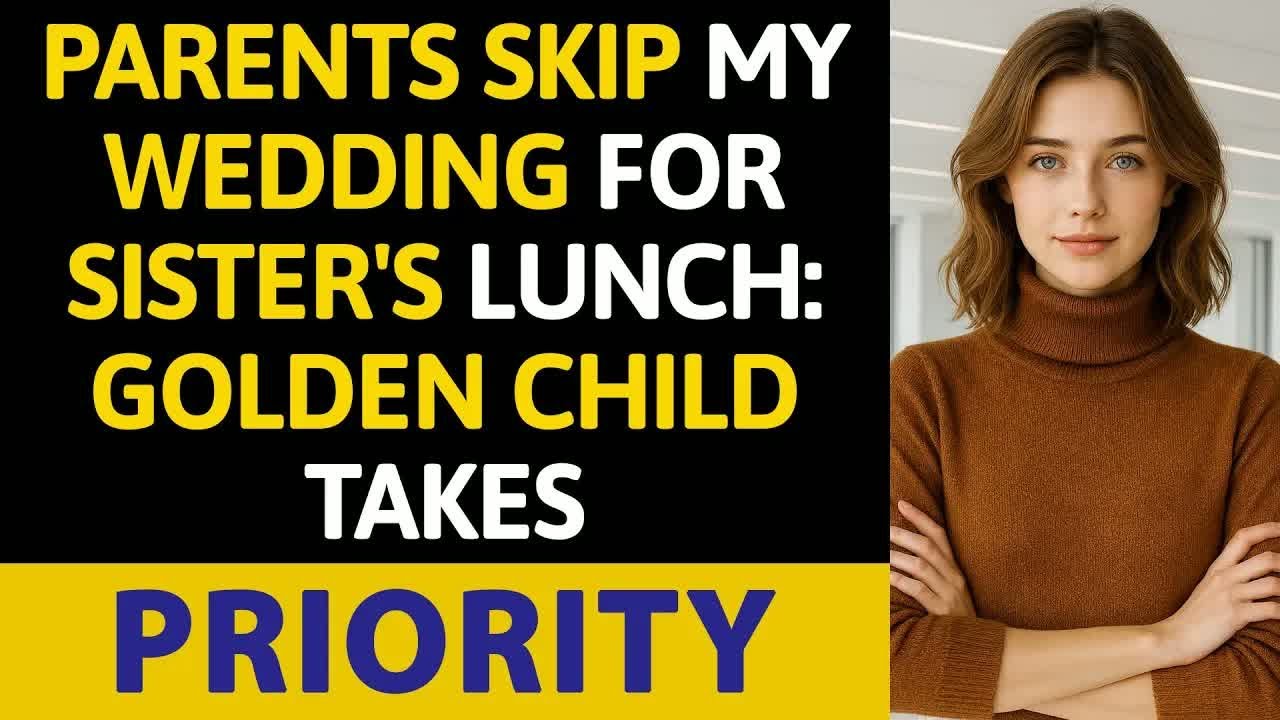 Parents Skip My Wedding for Sister's Lunch： Golden Child Takes Priority