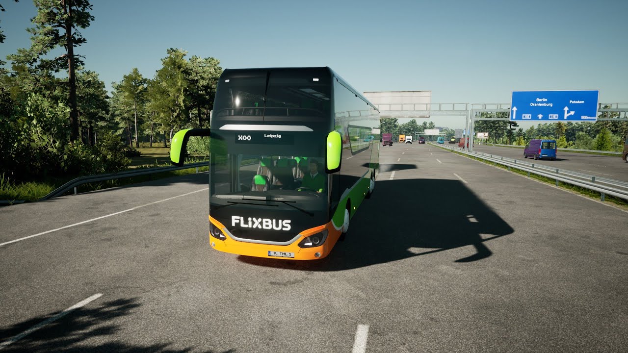Fernbus Simulator | Potsdam bis Leipzig | Gameplay