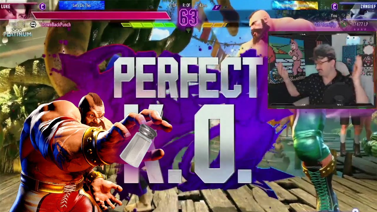 DSP Slave to the Sodium Suffering Another Day in the Office, Laggy Zangief Owns Him & Gets Rabid