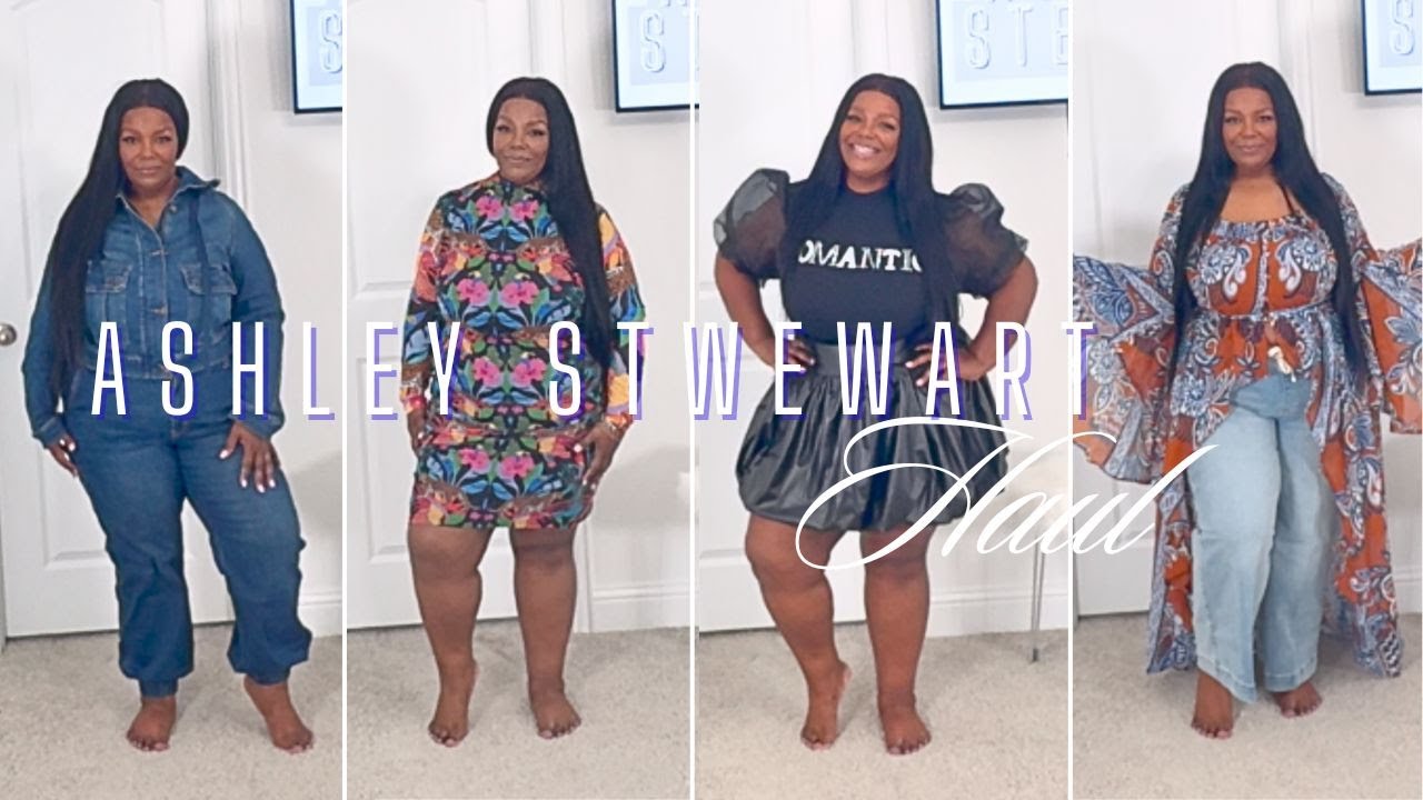 NEW CLOTHING ITEMS AT ASHLEY STEWART!!!! | PLUS SIZE TRY ON HAUL | SIZE 2X