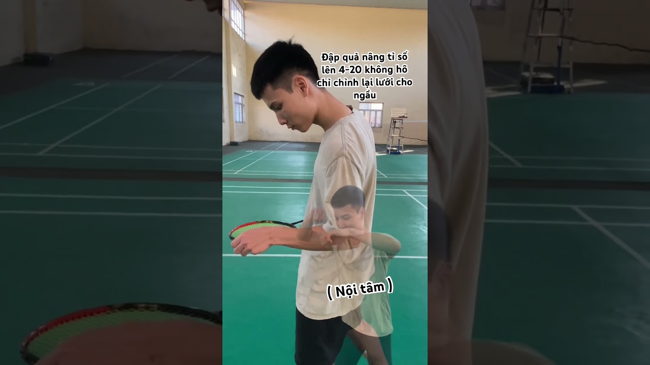 Smash 4-20 don't shout to adjust racket face to look cool 