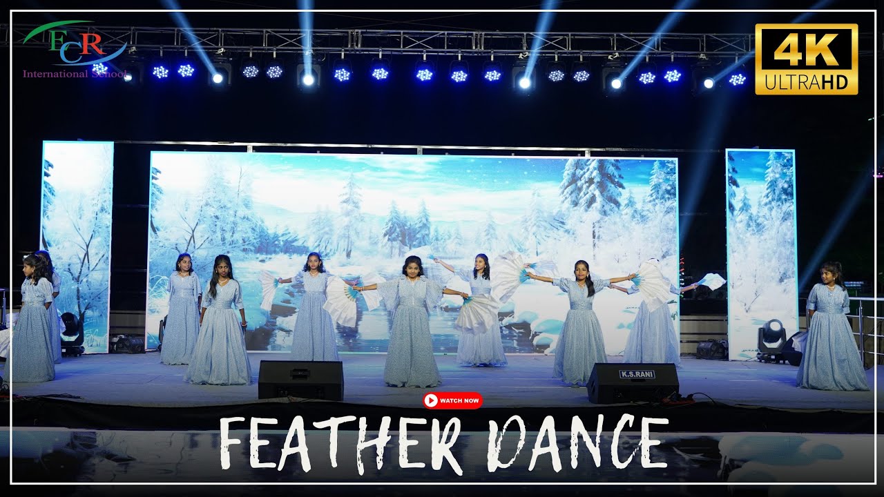 FEATHER DANCE 4K | Enthusia 25 | ECR International CBSE School Kallakurichi | Annual Day Celebration