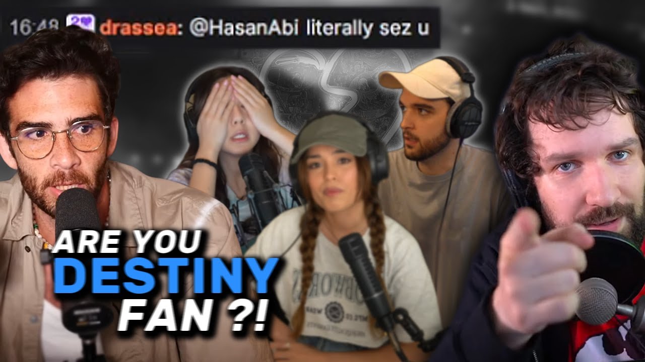 HasanAbi Triggered By Ex-Fan and Huge Cheating Drama Makes Destiny MAD
