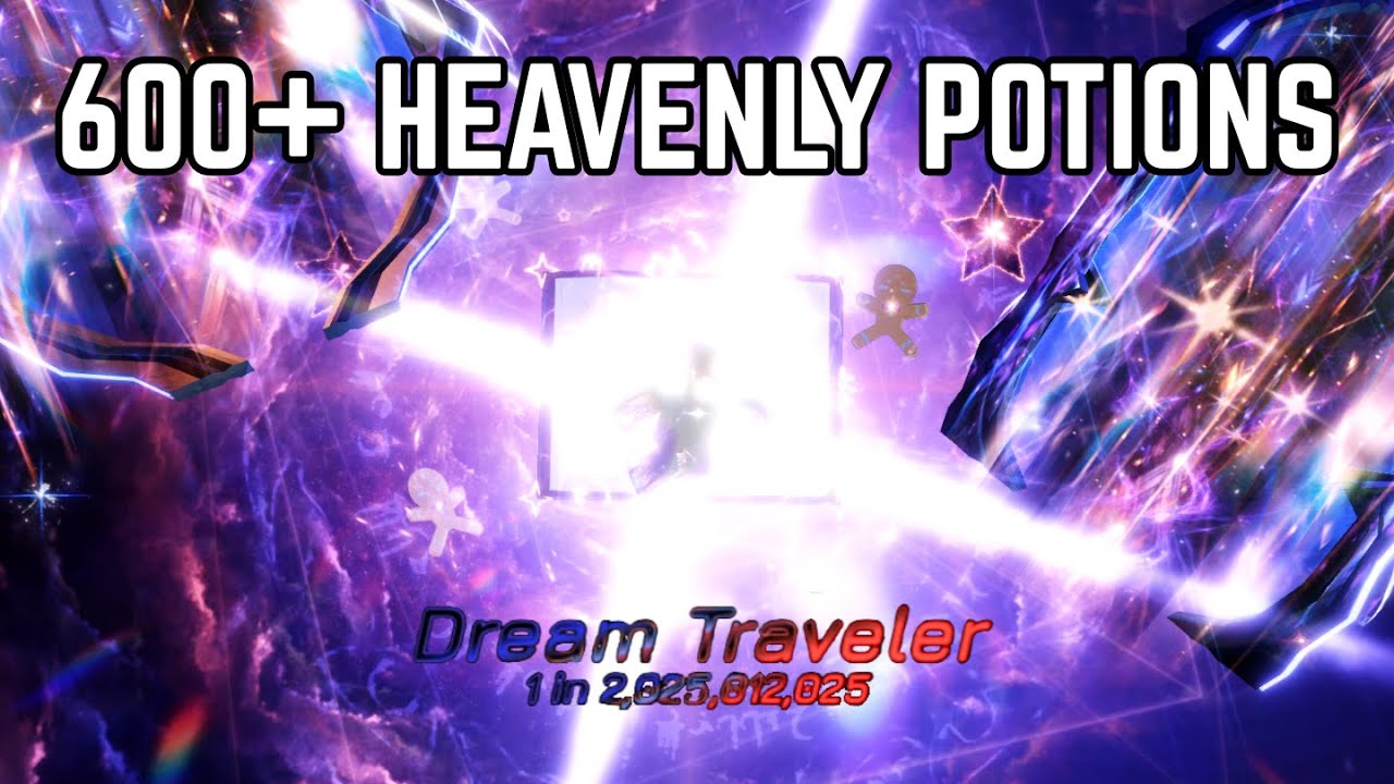 HE GOT THE 2B RARITY AURA | Popping 600+ HEAVENLY POTIONS in Christmas Part 2 | ROBLOX Sol's RNG